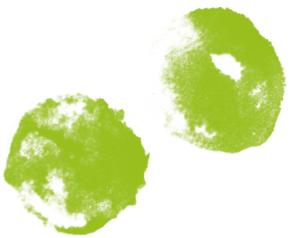 grüne Punkte